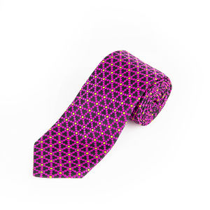 PENROSE BLACK, VIOLET, YELLOW PAISLEY TIE | MENS